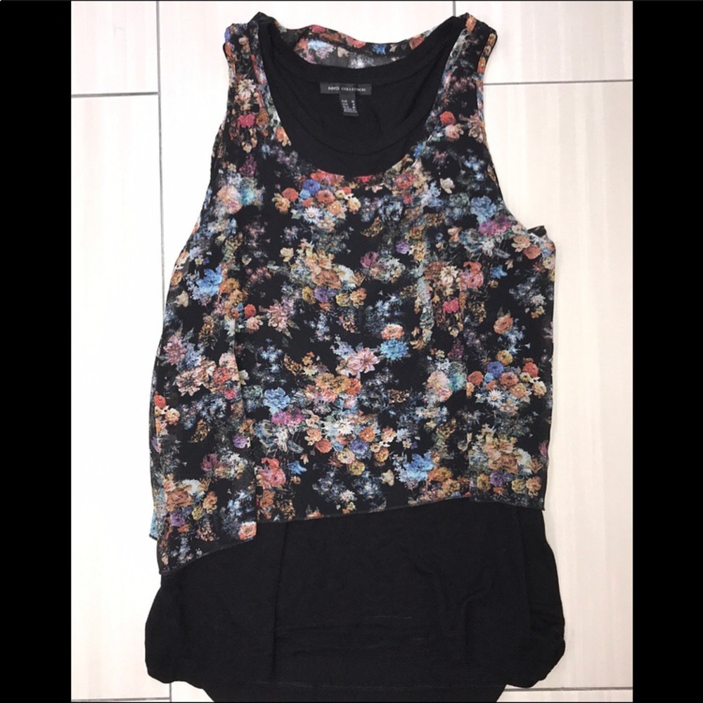 MNG Collection Floral Top - Womens